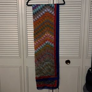 Missoni patterned silk scarf, nwt